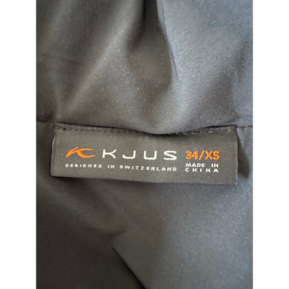 KJUS Mixed Media Cable Knit Zip Up Sweater Jacket 34/ XS  Black Gray - Picture 3 of 10